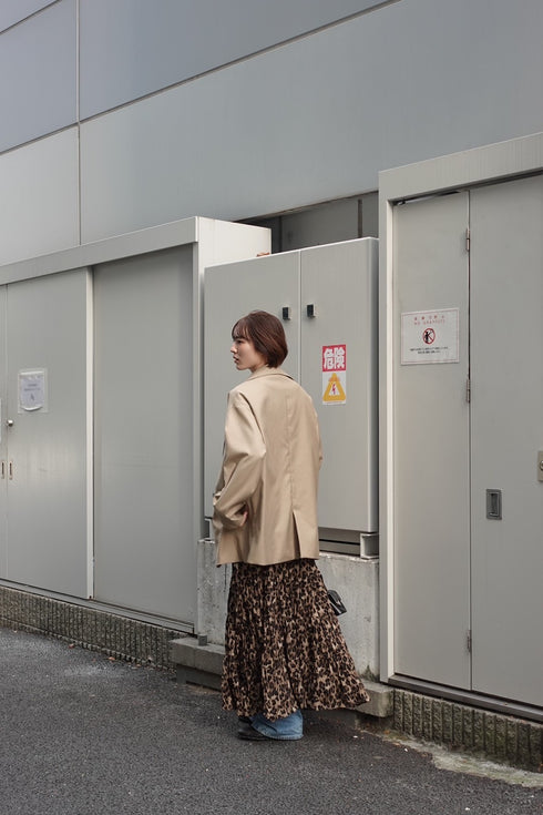 レオパードボリュームスカート